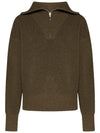 FANCY fancy half zipup knit 3 types beige khaki toeoff PU0766 22A076E - ISABEL MARANT - BALAAN 4