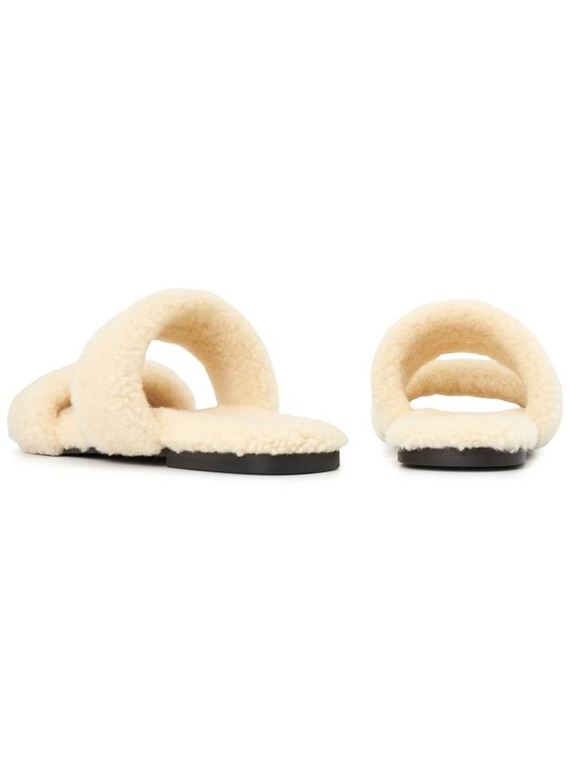 Shearling Sandals 711242AAAUC2634 B0040191887 - SAINT LAURENT - BALAAN.