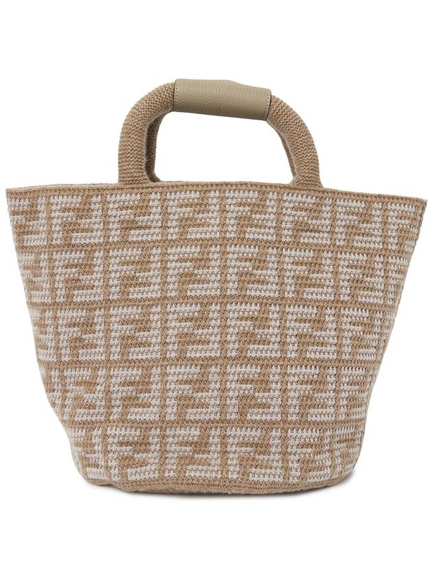 FF Cashmere Shopping Bag Beige - FENDI - BALAAN 5