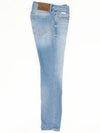 Blue washed slim fit denim pants JN135 - IKALOOOK - BALAAN 3