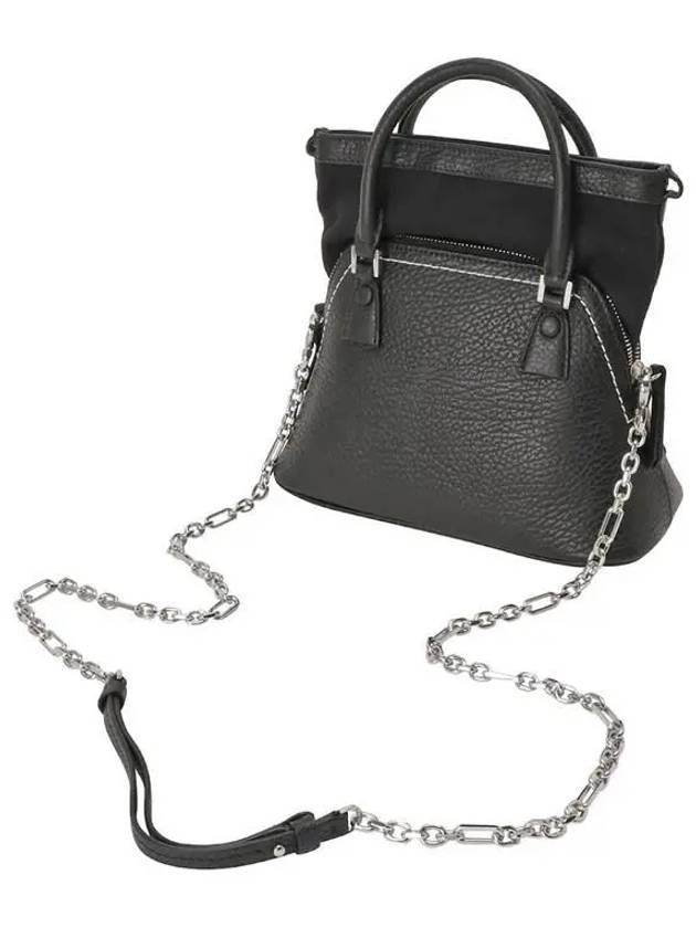 5AC Classique Micro Tote Bag Black - MAISON MARGIELA - BALAAN 9