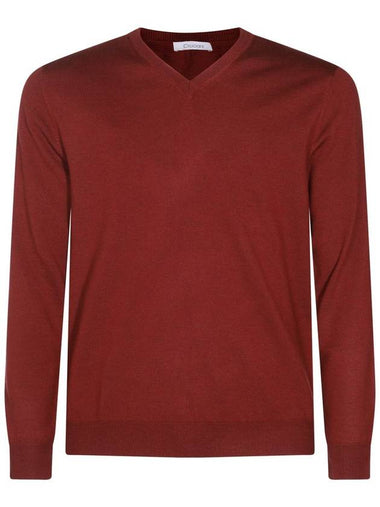 Cruciani Red Wool Knitwear - CRUCIANI - BALAAN 1