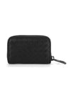 Intrecciato Zipper Card Wallet Black - BOTTEGA VENETA - BALAAN 3