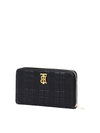 Women's Logo Quilted Polar Leather Long Wallet - BURBERRY - BALAAN 3