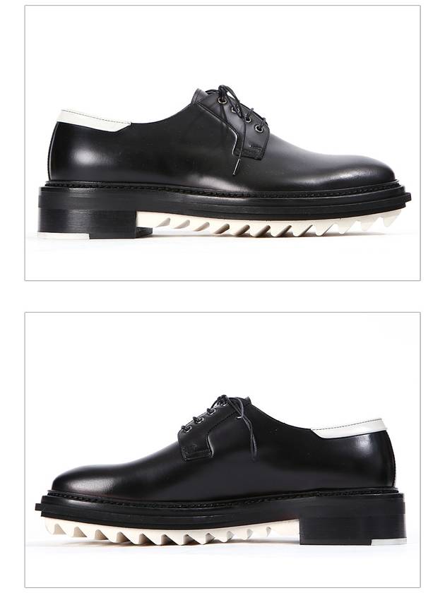 Abrajivato Classic Calfskin Derby Black - LANVIN - BALAAN 5