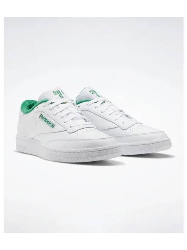 Club C 85 Low Top Sneakers White Glen Green - REEBOK - BALAAN 2