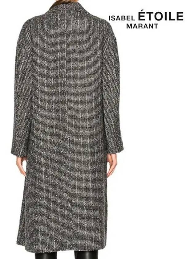 Habra coat charcoal HABRA MA0236 19A012E 02AN - ISABEL MARANT ETOILE - BALAAN 6