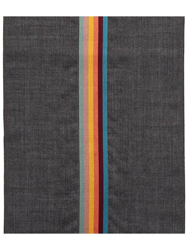 Multicolor Line Wool Silk Scarf M1A 454D AS22 76 - PAUL SMITH - BALAAN 7