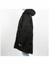 Triangle Logo Patch Re-Nylon Parka Black - PRADA - BALAAN 4