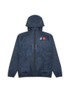 Small Heart Wappen Windbreaker Navy - COMME DES GARCONS - BALAAN 2