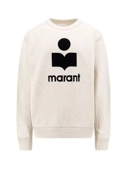 Mikoy Big Logo Cotton Sweatshirt Ecru - ISABEL MARANT - BALAAN 2