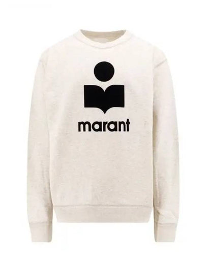 Mikoy Big Logo Cotton Sweatshirt Ecru - ISABEL MARANT - BALAAN 2