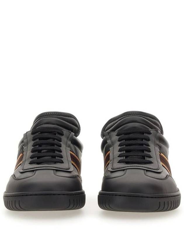 Parrel Ribbon Low Top Sneakers Black - BALLY - BALAAN 5