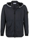 Wappen Patch Skin Touch Nylon Hooded Jacket Black - STONE ISLAND - BALAAN 3