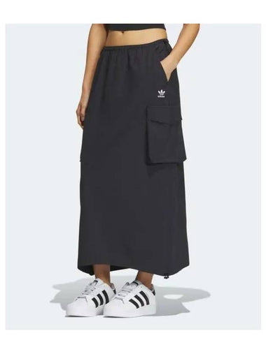 adidas Cargo Skirt W Black IY9493 - ADIDAS - BALAAN 1