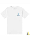 Gymnastics Logo Short Sleeve T-Shirt White - SPORTY & RICH - BALAAN 2