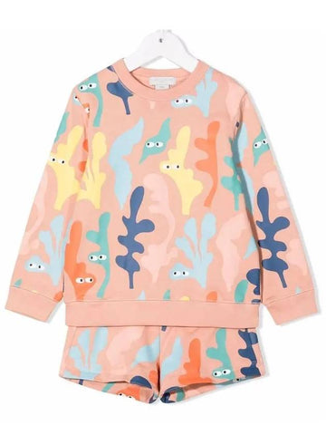 Kids Seaweed Top and Bottom Set 8Q3AG0 Z0169 502MC - STELLA MCCARTNEY - BALAAN 1