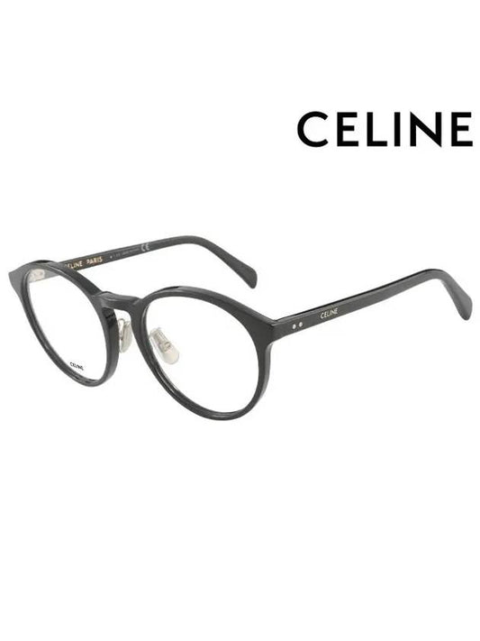 Glasses Frame CL50028J 001 Round Acetate Men Women - CELINE - BALAAN 2