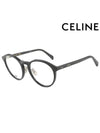 Eyewear Logo Round Acetate Eyeglasses Black - CELINE - BALAAN 3