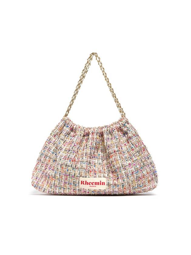 TWEED MUFFY wide chain bagIVORY - RHEEMIN - BALAAN 2