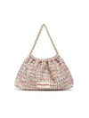 TWEED MUFFY wide chain bagIVORY - RHEEMIN - BALAAN 2