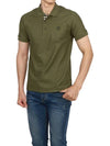 Logo Embroidery Cotton Polo Shirt Green - BURBERRY - BALAAN 6