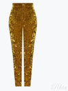 Velvet Straight Pants Absinthe - SAINT LAURENT - BALAAN 2