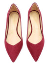 Women's Suede Pumps Red S5251 - STUART WEITZMAN - BALAAN 3