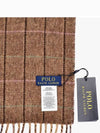 PC0945 208 Pony Reversible Check Wool Muffler Scarf - POLO RALPH LAUREN - BALAAN 4