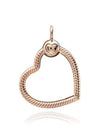 Moments Heart Charm Pendant Rose Gold - PANDORA - BALAAN 3