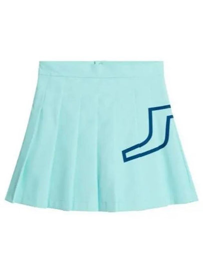 Naomi Pleated Skirt Aruba Blue - J.LINDEBERG - BALAAN 2