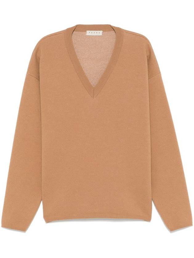 Paura Onelia V-Neck Sweater Clothing - PAURA - BALAAN 1