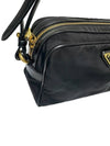 Women s 1BH089 Black Pocono Nylon Gold Triangular Logo Cross Bag - PRADA - BALAAN 7