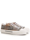 Vintage Check Cotton Sneakers Archive Beige - BURBERRY - BALAAN 7