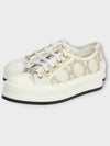 Walk'N'Dior Platform Low Top Sneakers White - DIOR - BALAAN 3