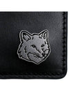 Men’s Fox Head Card Wallet Black - MAISON KITSUNE - BALAAN 7