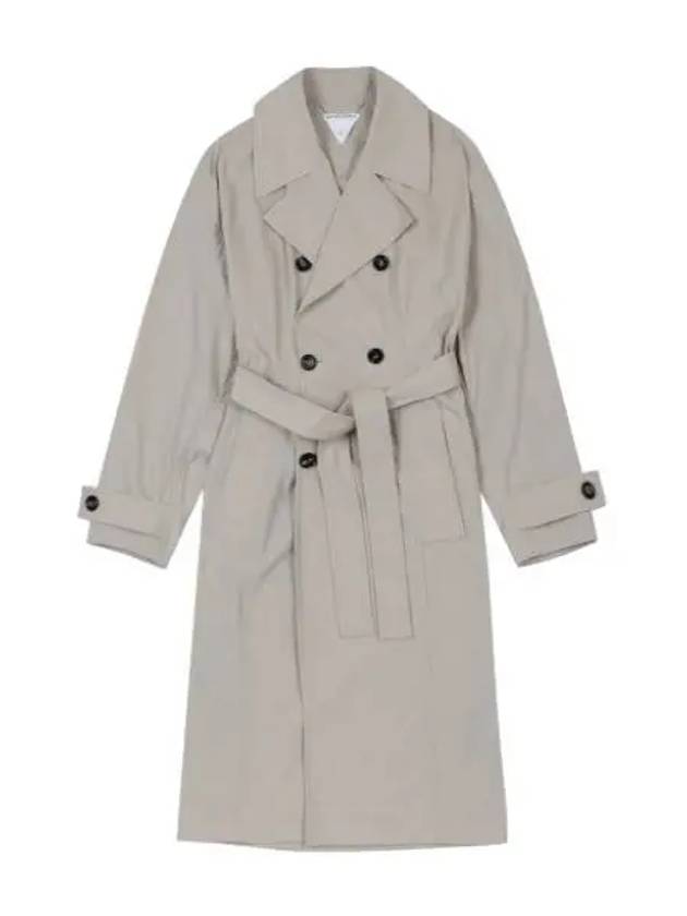 Belted trench coat beige - BOTTEGA VENETA - BALAAN 1