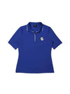 Bucket Polo T-Shirt BLUE WOMAN M3222PTS14BLU - MALBON GOLF - BALAAN 1