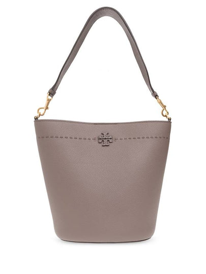 McGraw Logo Bucket Bag Grey - TORY BURCH - BALAAN 2