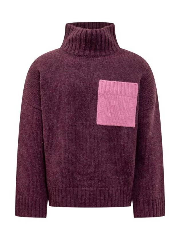 Men's Patch Pocket Turtleneck Pink - JW ANDERSON - BALAAN 1