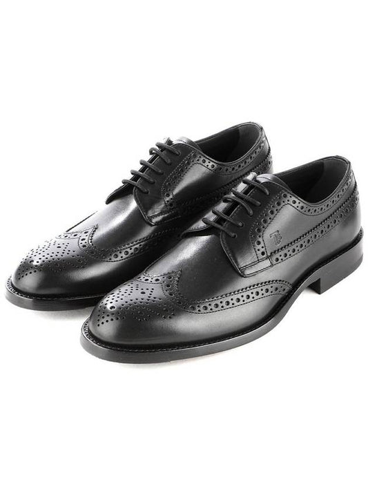 Lace-up Leather Oxford Black - TOD'S - BALAAN 2