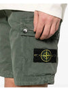 Cargo Bermuda Shorts Green - STONE ISLAND - BALAAN 6