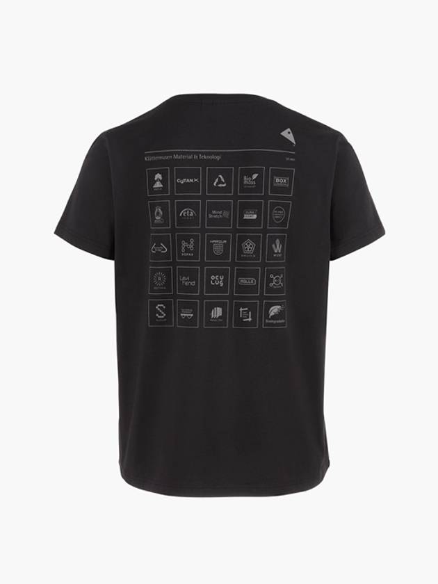 Runa Elements Short Sleeve T-Shirt Raven - KLATTERMUSEN - BALAAN 3