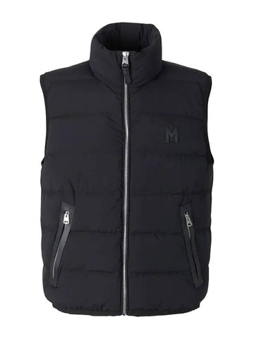 Men's Zip-up Padded Vest Black - MACKAGE - BALAAN.