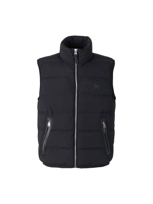 Men's Zip-up Padded Vest Black - MACKAGE - BALAAN.