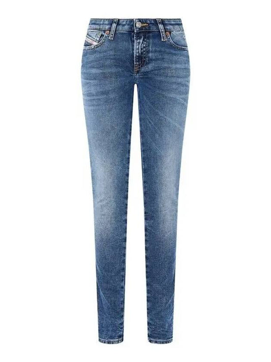 Slim fit destroyed jogged jeans GRACEY indigo - DIESEL - BALAAN 1