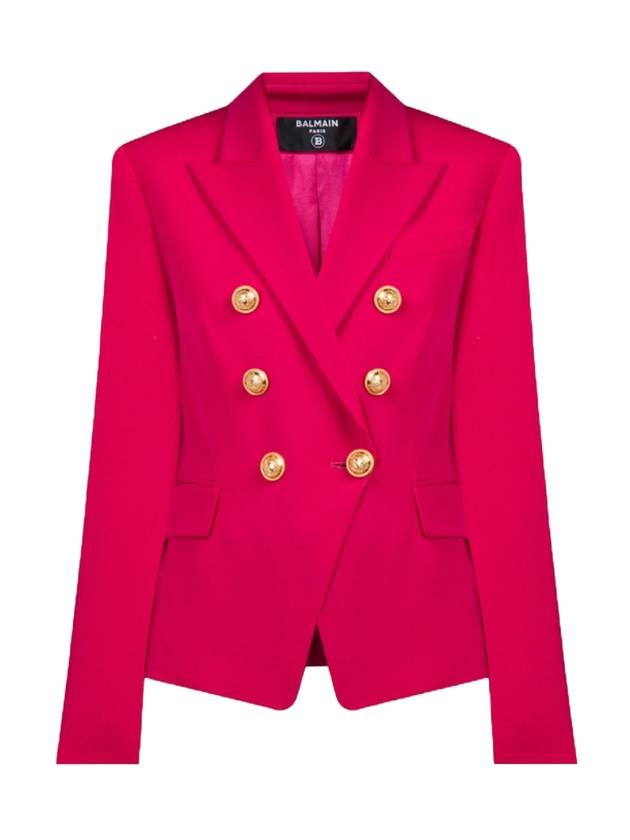 Outerwear BF1SG008 WC094DK FUCHSIA - BALMAIN - BALAAN 1