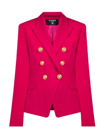 Outerwear BF1SG008 WC094DK FUCHSIA - BALMAIN - BALAAN 1