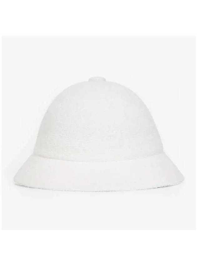 K3407 WHITE Bermuda casual big logo bucket hat - KANGOL - BALAAN 4