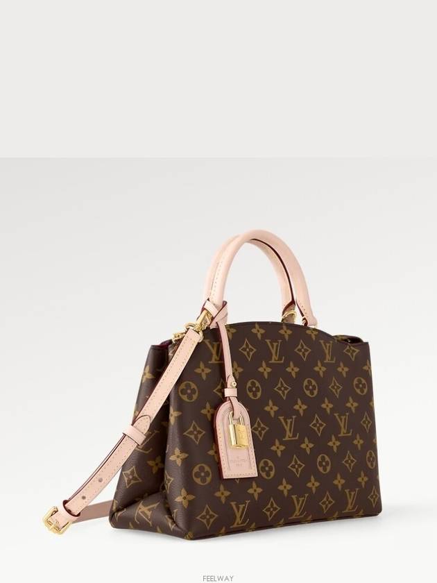 Monogram Petit Palais Tote Bag Brown - LOUIS VUITTON - BALAAN 3